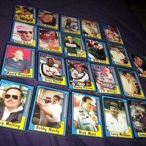 1991 JR MAXX NASCAR CARDS - LOT OF 43  -  ITEM # 5 - 23